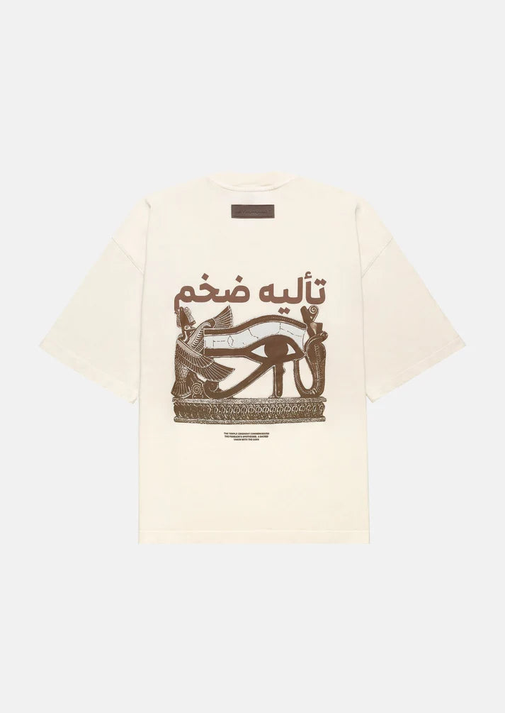 Camiseta Ojo de Horus - Crema