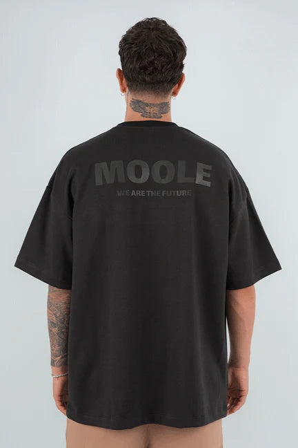 CAMISETA OVERSIZE ESSENTIAL | NEGRO